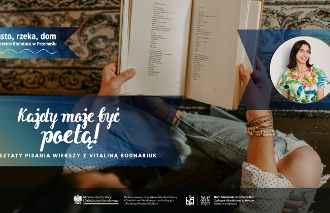 Każdy może być poetą! Warsztaty z pisania wierszy z Vitaliną Bodnariuk