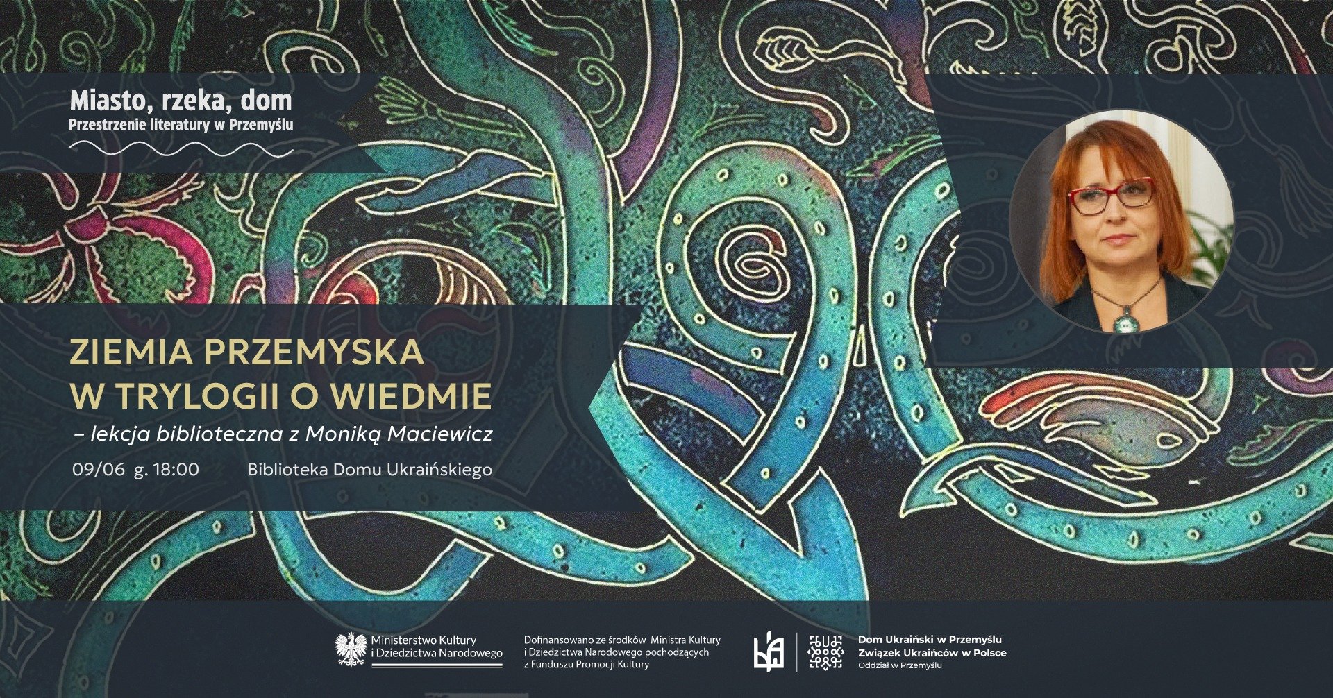 Ziemia przemyska w trylogii o Wiedmie – lekcja biblioteczna z Moniką Maciewicz
